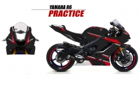 YAMAHA R6 2017 PRACTICE NOIR