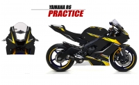 YAMAHA R6 2017 PRACTICE NOIR