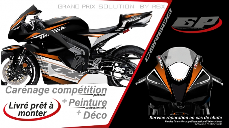 PACK GRAND PRIX CBR600 2007-09 XRACE NOIR