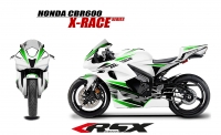 PACK GRAND PRIX CBR600 2007-08 XRACE BLANC