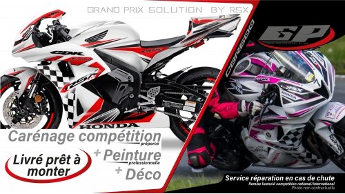 GRAND PRIX PACK CBR600 2007-09 KLS WHITE