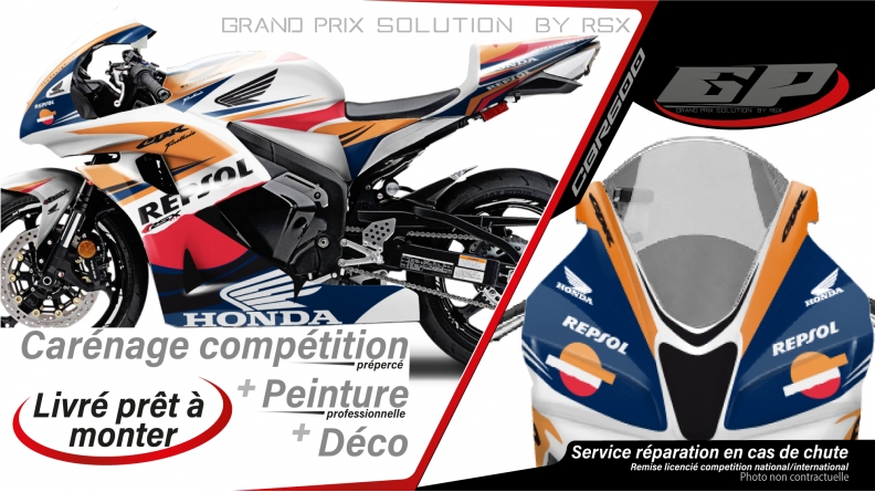 PACK GRAND PRIX CBR600 2007-09 REPSOL