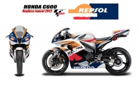 PACK GRAND PRIX CBR600 2007-09 REPSOL