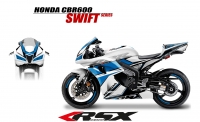 PACK GRAND PRIX CBR600 2007-09 SWIFT BLANC