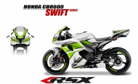 PACK GRAND PRIX CBR600 2007-09 SWIFT BLANC