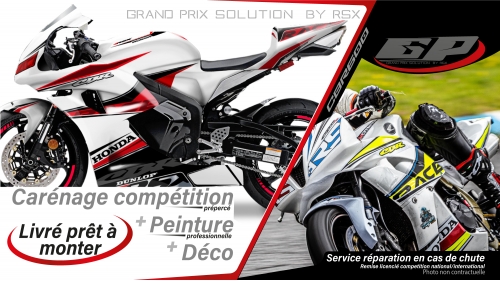 PACK GRAND PRIX CBR600 2007-08 BLANC