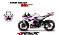 PACK GRAND PRIX CBR600 2007-08 BLANC