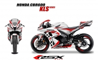 PACK GRAND PRIX CBR600 2007-09 KLS BLANC