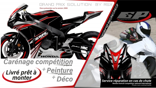 PACK GRAND PRIX CBR1000 2008 KLS NOIR