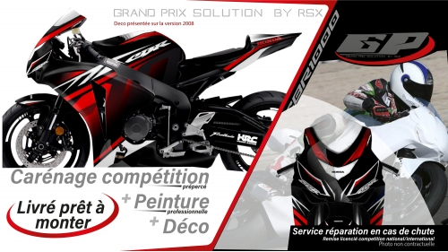 PACK GRAND PRIX CBR1000 2008 XRACE BLANC