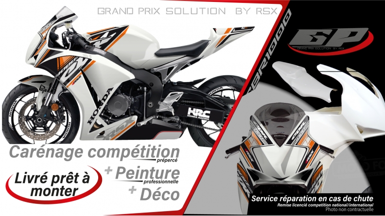 PACK GRAND PRIX CBR1000 2012-16 COBRA BLANC