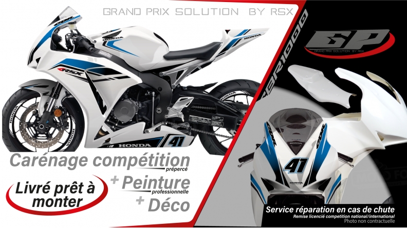 PACK GRAND PRIX CBR1000 2012-16 PRACTICE BLANC