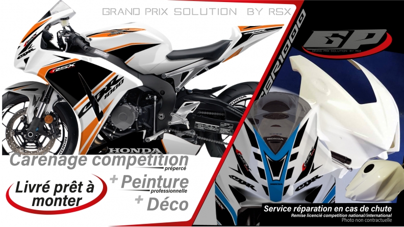 PACK GRAND PRIX CBR1000 2017-19 KLS BLANC