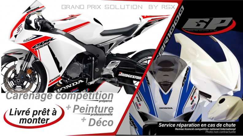 PACK GRAND PRIX CBR1000 2017-19 GUNRACE BLANC