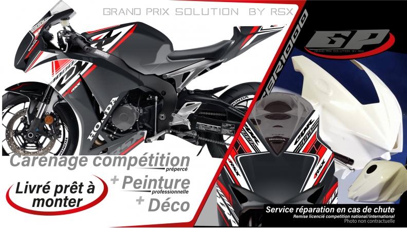 PACK GRAND PRIX CBR1000 2017-19 COBRA NOIR