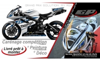 PACK GRAND PRIX TRIUMPH DAYTONA 675 2006-12 RACE BLANC