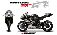 PACK GRAND PRIX TRIUMPH DAYTONA 675 2006-12 RACE NOIR