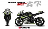 PACK GRAND PRIX TRIUMPH DAYTONA 675 2006-12 RACE NOIR