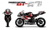 PACK GRAND PRIX TRIUMPH DAYTONA 675 2006-12 KLRR NOIR
