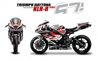 PACK GRAND PRIX TRIUMPH DAYTONA 675 2006-12 KLRR BLANC