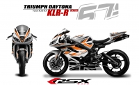 PACK GRAND PRIX TRIUMPH DAYTONA 675 2006-12 KLRR BLANC