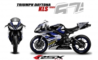GRAND PRIX PACK TRIUMPH DAYTONA 675 2006-12 KLS BLACK