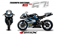 GRAND PRIX PACK TRIUMPH DAYTONA 675 2006-12 KLS BLACK