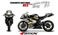 GRAND PRIX PACK TRIUMPH DAYTONA 675 2006-12 KLS BLACK