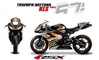 GRAND PRIX PACK TRIUMPH DAYTONA 675 2006-12 KLS BLACK