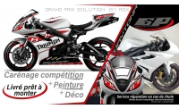 PACK GRAND PRIX TRIUMPH DAYTONA 675 2013 et + RACE BLANC