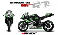 PACK GRAND PRIX TRIUMPH DAYTONA 675 2013 et + RACE NOIR