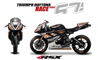 PACK GRAND PRIX TRIUMPH DAYTONA 675 2013 et + RACE NOIR