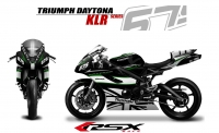 PACK GRAND PRIX TRIUMPH DAYTONA 675 2013 et+ KLR NOIR