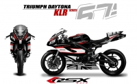 PACK GRAND PRIX TRIUMPH DAYTONA 675 2013 et+ KLR NOIR