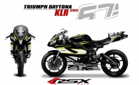PACK GRAND PRIX TRIUMPH DAYTONA 675 2013 et+ KLR NOIR