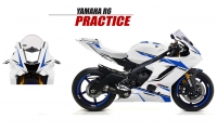 YAMAHA R6 2017 PRACTICE BLANC