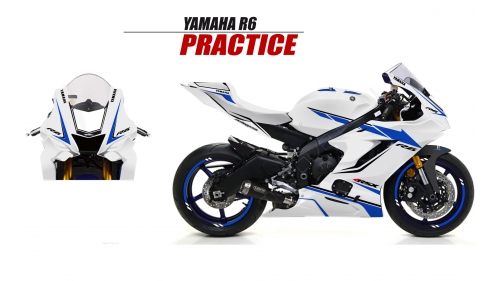 YAMAHA R6 2017 PRACTICE BLANC