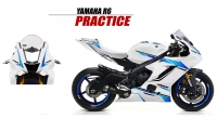 YAMAHA R6 2017 PRACTICE BLANC