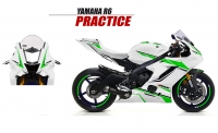 YAMAHA R6 2017 PRACTICE BLANC