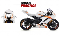 YAMAHA R6 2017 PRACTICE BLANC