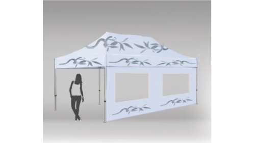 PAROIS AVEC FENÊTRE POUR BARNUM 3X6M