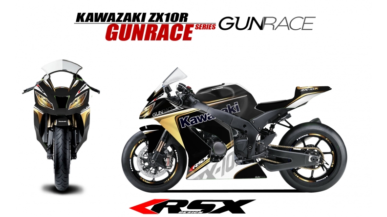 KAWASAKI ZX10R 2011 et + GUNRACE-NO