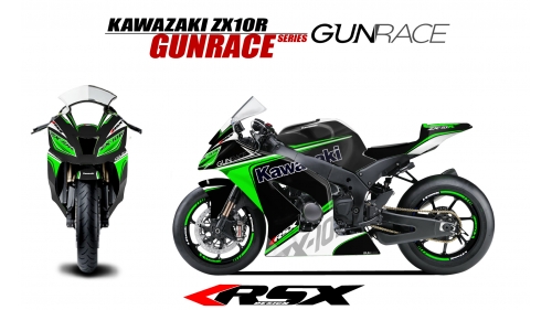 KAWASAKI ZX10R 2016 et + GUNRACE-NO