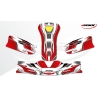 WHITE NUCLEAR RED