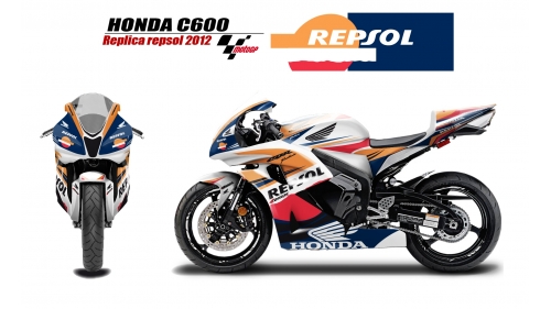 HONDA CBR600 07-12 REPSOL