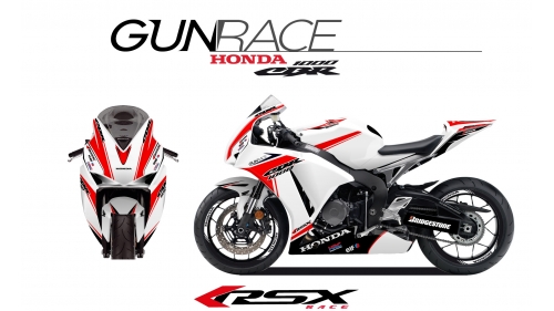 HONDA CBR1000 2012 et + GUNRACE-BL