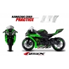 KAWASAKI ZX6R 2009-12 PRACTICE-NO