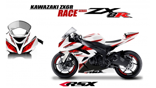 KAWASAKI ZX6R 2009-12 RACE-BL