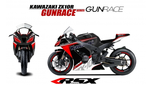 KAWASAKI ZX10R 2011 et + GUNRACE-NO