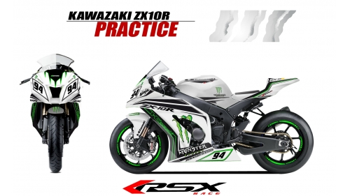 KAWASAKI ZX10R 2011 et + PRACTICE-BL